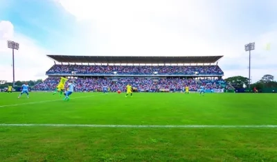 Estadio Jaraguay de Montería. 
