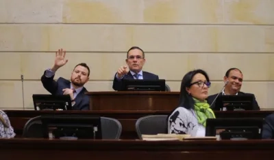 Congresista Efraín Cepeda, presidente del Senado.