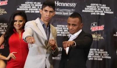Rey Vargas y Óscar Negrete durante la rueda de prensa.