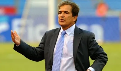 Jorge Luis Pinto, técnico colombiano. 