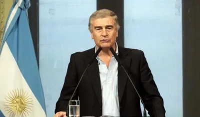 El ministro de Defensa argentino, Oscar Aguad.