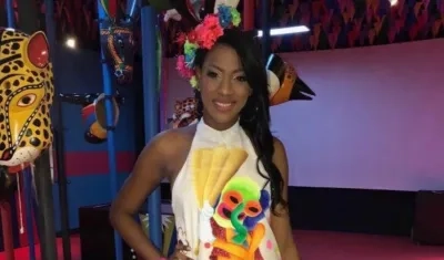 Daneska Camargo Mármol, reina popular del barrio Montecristo.