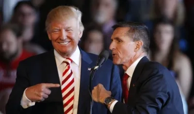 Donald Trump y Michael Flynn. 