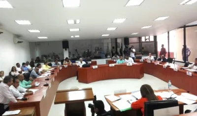 Plenaria del Concejo de Barranquilla.