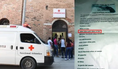 Panfleto en el que aparecía el nombre del joven asesinado este mediodía en El Bosque.