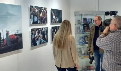  Fotografía facilitada por la Fundación SGAE de varias de las instantáneas tomadas por Silvio Rodríguez, que forma parte de "Silvio Rodríguez. Gira por los barrios".