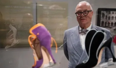 Manolo Blahnik, diseñador de zapatos.