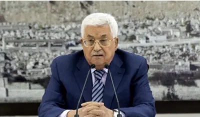 Mahmud Abás, presidente palestino.