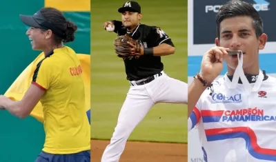 Mafe Herazo, Donovan Solano y Nelson Soto.