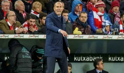 Zinedine Zidane, técnico del Real Madrid. 