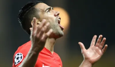 Falcao García, jugador colombiano. 