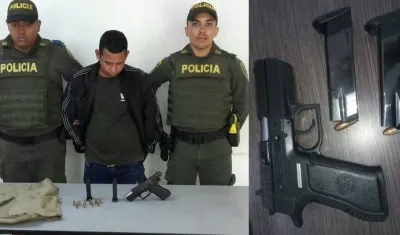 El capturado quedó a disposición de la Fiscalía.