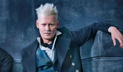 Johnny Depp en el papel de Gellert Grindelwald.