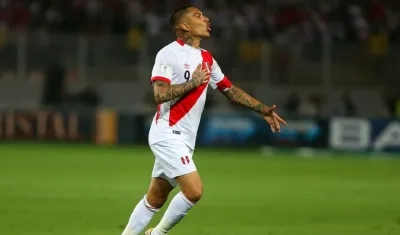 Paolo Guerrero, capitán de la Selección Perú. 