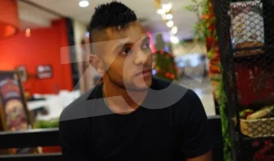 Miguel Ángel Borja en Barranquilla.