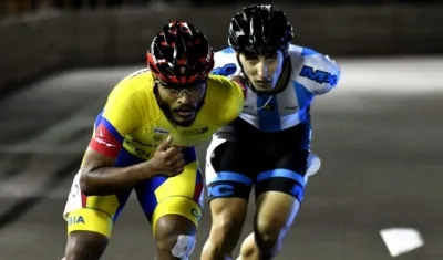 Alex Cujavante, patinador barranquillero. 