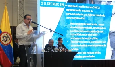 Viceministro de Agua, Jorge Carrillo