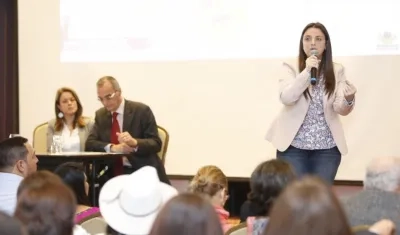 Karen Abudinen, directora del ICBF.