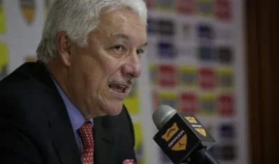 Jorge Perdomo, presidente de la Dimayor. 