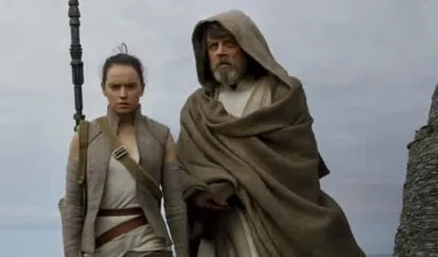 Escena de "Star Wars: The Last Jedi".