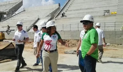 Delegación de México en el nuevo Romelio Martínez. 