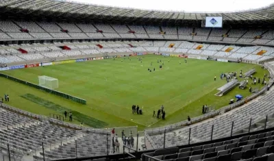Estadio Mineirao de Brasil. 