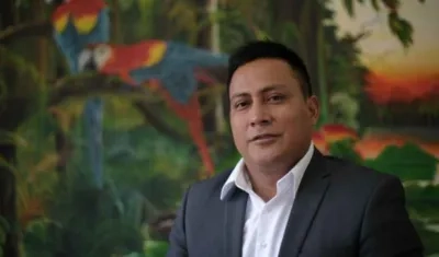 Robinson López, líder indígena del Putumayo.