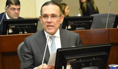 Efraín Cepeda Sarabia, presidente del Senado.