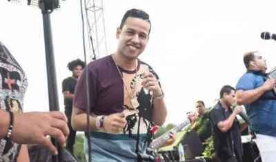 El cantante Martín Elías.