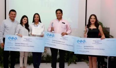 Ganadores de la Tercera versión del Premio Triple A.