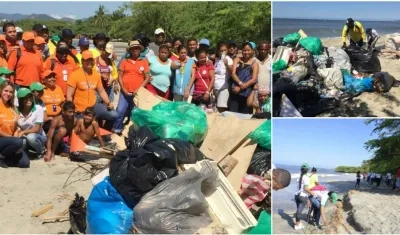 Limpieza en las playas por parte de la Empresa de Servicios Públicos del Distrito – Essmar E.S.