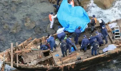 Las autoridades japonesas hallaron los cuerpos de 5 japoneses.