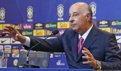 Marco Polo Del Nero, presidente Federación Brasileña de Fútbol. 