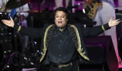 El cantante mexicano Juan Gabriel