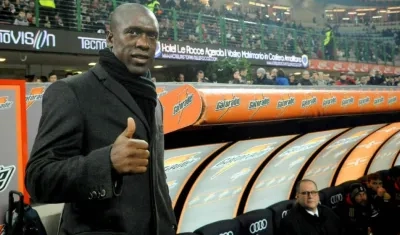 Clarence Seedorf, técnico holandés. 