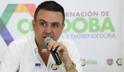 Edwin Besaile, gobernador de Córdoba.