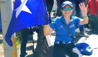 Hilda Hernández, hermana del Presidente hondureño.