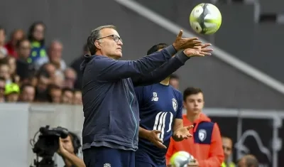 Marcelo Bielsa, técnico argentino. 