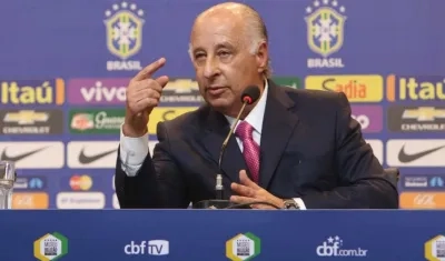 Marco Polo Del Nero, presidente de la Confederación Brasileña de Fútbol.