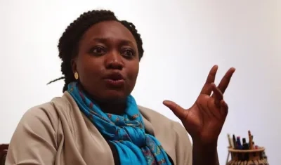 Exministra Paula Moreno, líderesa afrocolombiana.