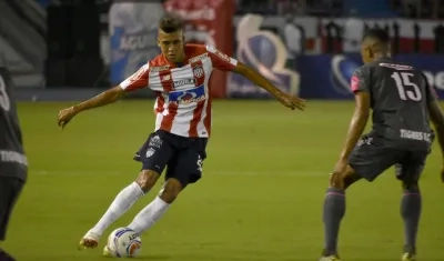 Víctor Danilo Cantillo, jugador de Junior. 