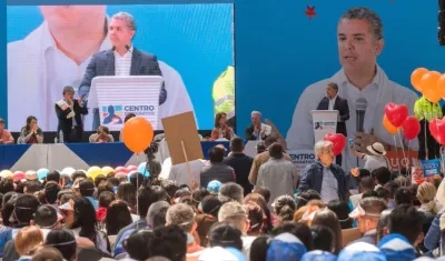 Iván Duque, candidato presidencial por el Centro Democrático.