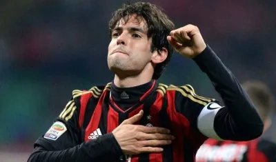 Kaká fue gran figura del AC Milan. 