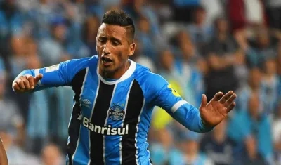 Lucas Barrios, delantero paraguayo. 