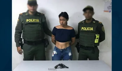 Ana María Sarmiento, la capturada.
