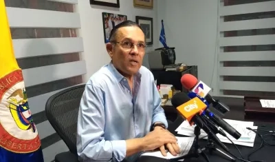 Efraín Cepeda Sarabia, presidente del Senado de la República.