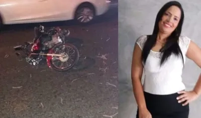 Johana Isabel Zambrano De la Cruz, de 34 años, falleció en un accidente.