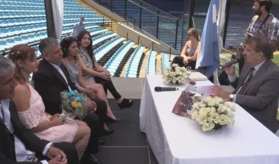 Ceremonia matrimonial.