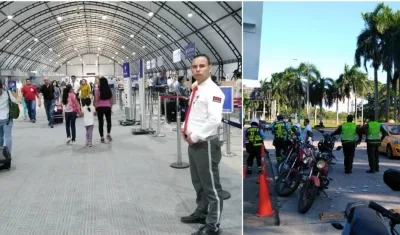 Medidas de seguridad y para facilitar el arribo y salida de viajeros implementó el aeropuerto Ernesto Cortissoz.