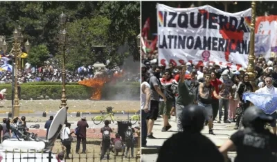 Las protestas siguen en Argentina por la reforma pensional.